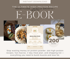 200 High-Protein Recipes – EBook | Meal Plan, Meal Prep & Shopping List